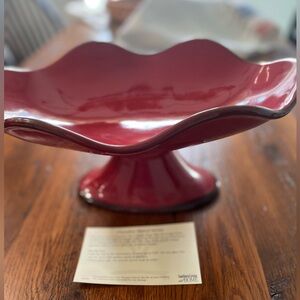 Southern Living at Home Cinnabar Footed Server